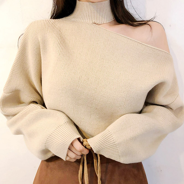 〈リクエストアイテム〉アシンメトリーニットセーター【asymmetry knit sweater】