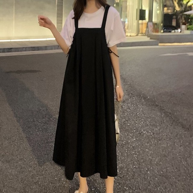 マタニティワンピース ゆったり ロングワンピース ジャンパースカート California Express