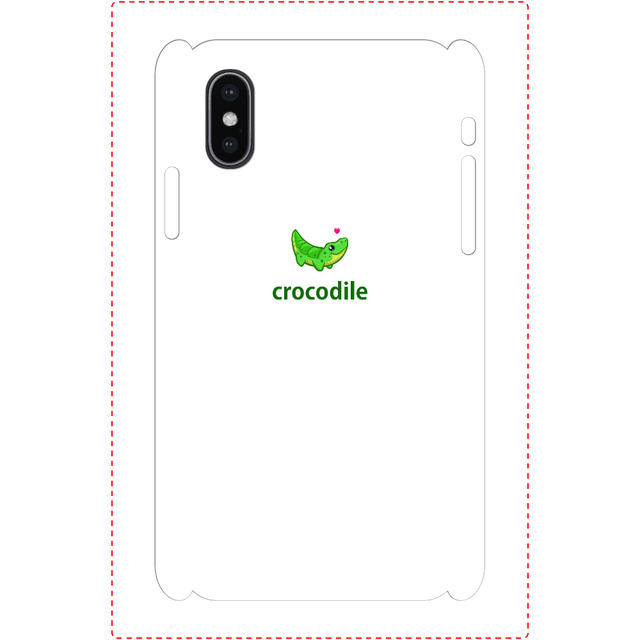 Iphoneケース スマホケース 動物 イラスト 安い シンプル 白 タイトル 恋するワニくん Xperia エクスペリア ケース おしゃれでかわいいiphoneケース スマホケース Tシャツ かっこいいイラストのクリエイターグッズ専門 雑貨屋アリうさ