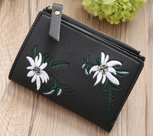 財布 ウォレット レディース 小銭入れ 人気 女性用 花柄 二つ折り財布 Catsstone
