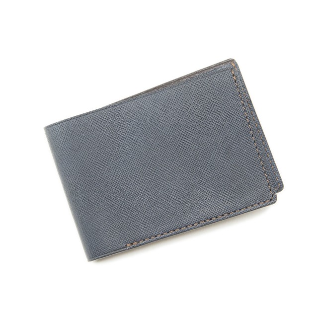 二つ折りレシート財布-RECEIPT WALLETネイビー