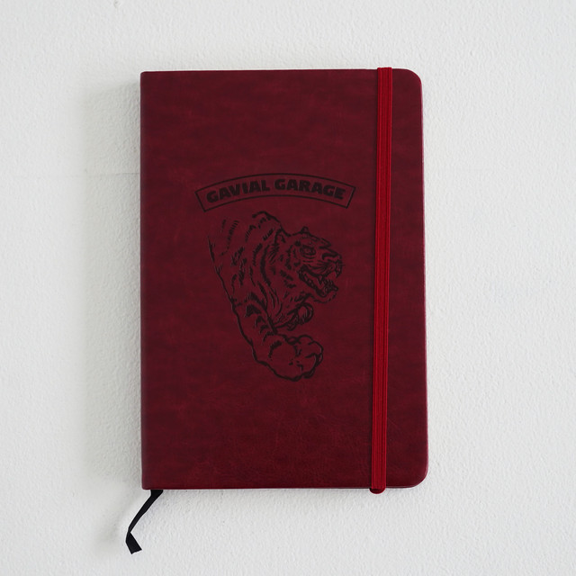 Hardcover Note Tiger Red Gavial Cross Road Blues