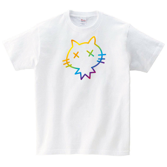 ダメ猫 Tシャツ メンズ レディース 半袖 かわいい シンプル ゆったり おしゃれ トップス 黒 カラフル ペアルック プレゼント 大きいサイズ 綿100 160 S M L Xl デザインtシャツストア Shortplate