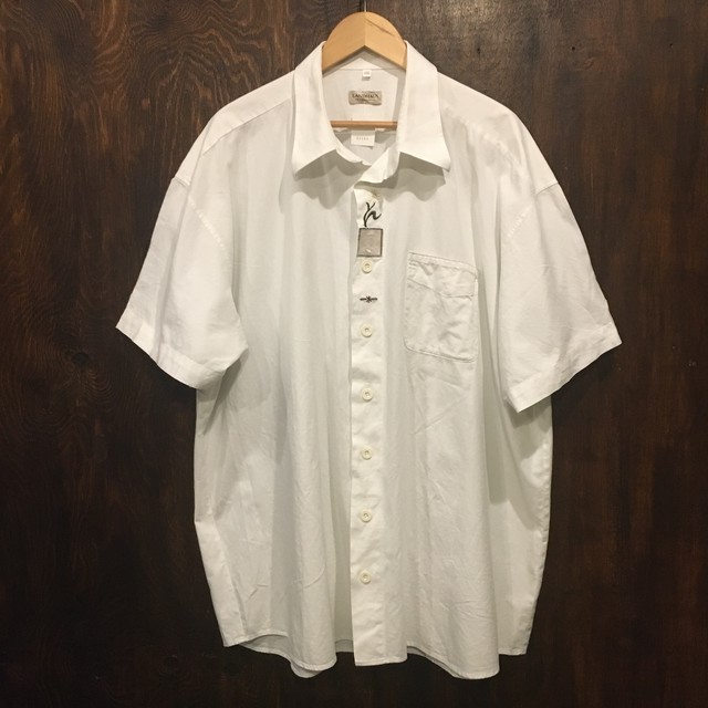 ユーロ古着 メンズ 半袖シャツ ルーズシルエット ビッグサイズ 刺繍シャツ Sandinista Studio