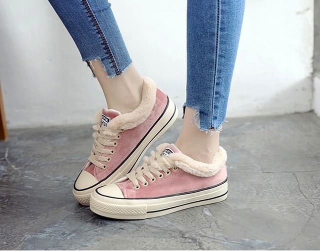 ボア スニーカー スニーカー 裏起毛 Dailymode11