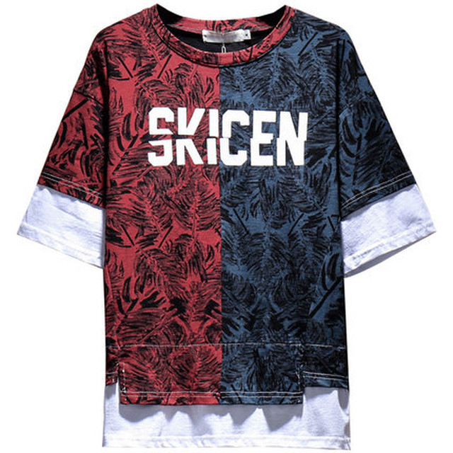 メンズ Tシャツ カッコイイ おしゃれ 半袖 夏服 夏 トップス カラフル ストリート 系 渋谷系 Max Voyage