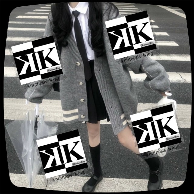 レディース 学生 セーター 原宿 韓国 ロリータ 保温 コーデ L124 Antithesis King レディースファション部門