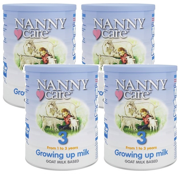 900g 4缶セット Nanny Care ヤギ乳の乳児用粉ミルク ステップ3 1歳から ロイヤルグディーズ