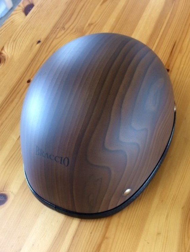 木目調ペイントヘルメット Braccio