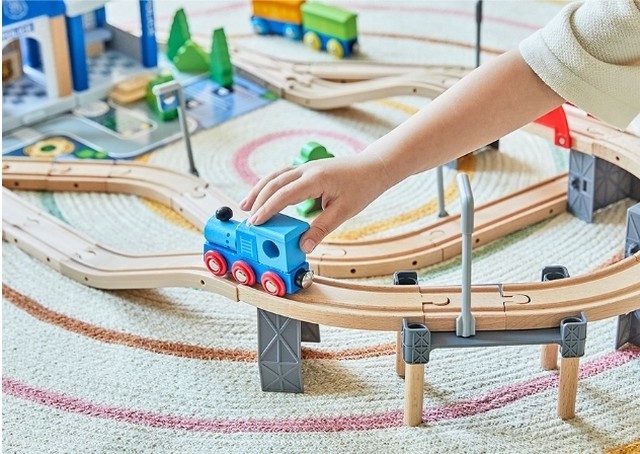 90pセット 木製おもちゃ 汽車 レール Petit Makana 韓国発インテリア雑貨shop