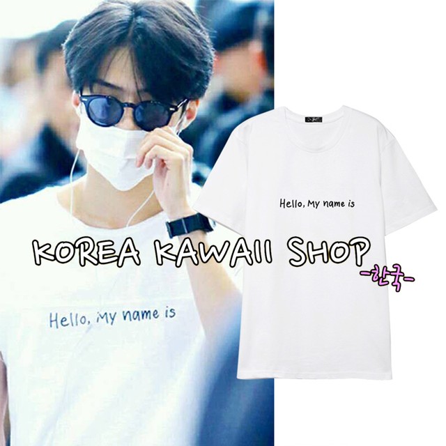 Exo セフン 着用風 Tシャツ Korea Kawaii Shop