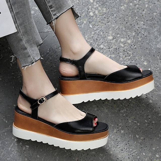 綺麗なサンダル レディース 歩きやすい 厚底 人気のファッション画像