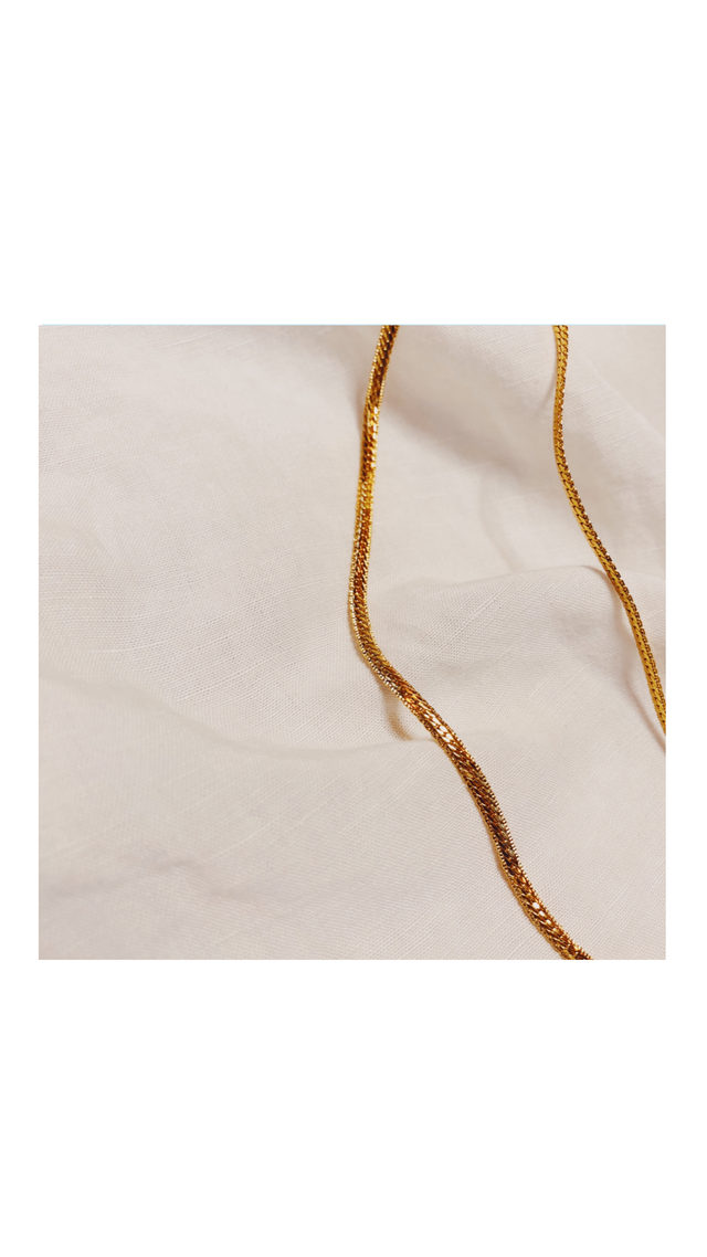 Snake Chain Necklace スネークチェーンネックレス