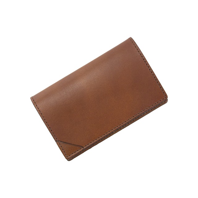 FLAT CARD CASE CAMEL