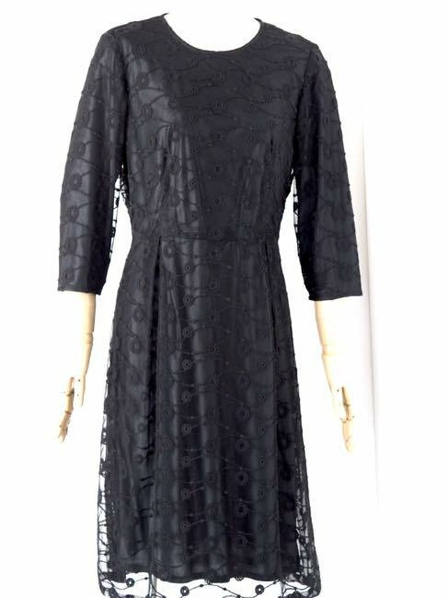 ファブリス North Continent ノースコンティネント チュールレースワンピース 黒 Blendo ブレンドオ 40代 50代女性セレクトショップ 通販