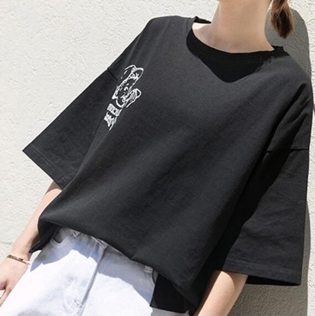 結婚した の中で 月曜 ダボダボ T シャツ 韓国 Taiko Nojiri Jp