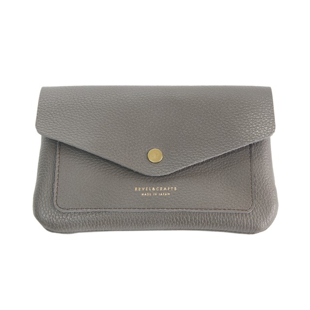通帳&パスポートマルチケース PASSBOOK&PASSPORT CASE グレー