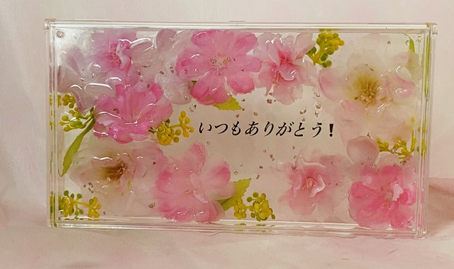 母の日 花 感謝 ギフト プレゼント 還暦 長寿 古希 ハーバリウムネームプレート 若作り姑と美人嫁のプリザーブドフラワーショップ ハナ イヴ