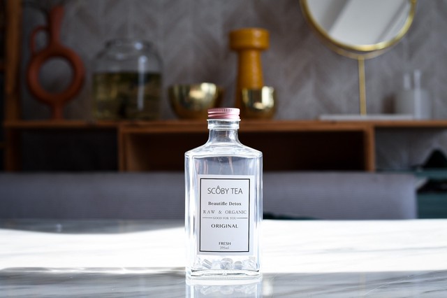 持ち運べる携帯用ボトル395ml たっぷり用 Scoby Tea