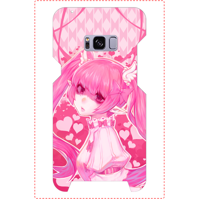 Iphoneケース スマホケース Aquos 病みかわいい メンヘラ エモい イラスト 女の子 Xperia Iphone5 6 6s 7 8 可愛い イラストレーター 絵師 クリエイター 個性的 Android アンドロイド ケース タイトル ピンクツインテール 作 ゆう Iphoneケース Tシャツ メンズ