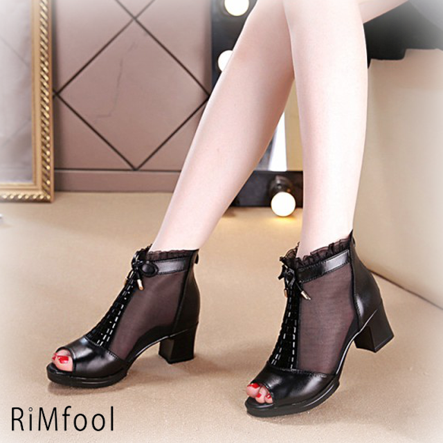 春新作 パンプス レディースシースルー チャンキーヒール 6cmヒール シューズ パーティー 二次会 可愛い 春 夏 インスタ映え Rimfool