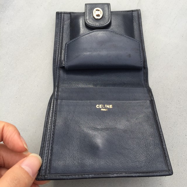 72 Celine Wallet セリーヌ ウォレット 財布 二つ折り 折財布 メンズ レディース Akubi アクビ