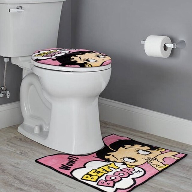 トイレマット ベティ Betty ピンク レッド 各種 マンケーブストア Man Cave Store ガレージ アメリカン雑貨 ホットドッグ 美容室