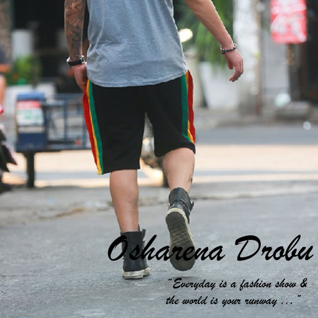 メンズ ジャマイカスタイル レゲエタイド ハーフパンツ あぱれる泥棒