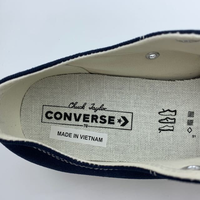 Converse Chuck Taylor Ct70 Lowcut Obsidian コンバース チャックテイラー 三つ星 スニーカー ローカット シューズ オブシディアン ネイビー メンズ9 5 28cm相当 120 Number12
