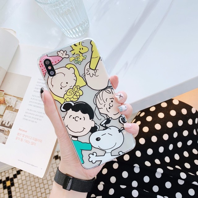 即納 送料無料 Iphone Case Snoopy スヌーピー ピーナッツフレンズ クリア Iphone11シリーズ対応 携帯ケース Glory Be