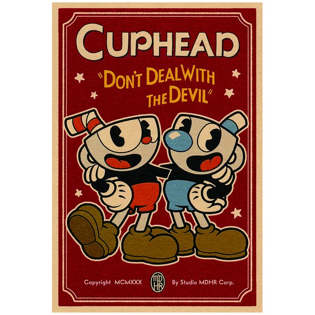 CUPHEAD ( カップヘッド ) ポストカード⑤ カップヘッド&マグマン A / エンスカイ