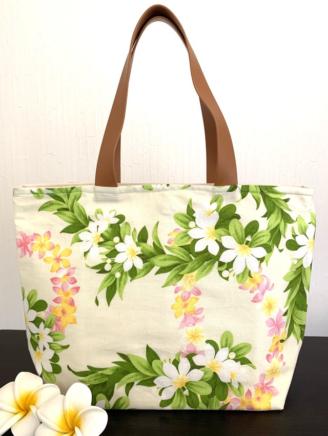 ハワイアン柄トートバッグ ハワイアンショップホイホイ