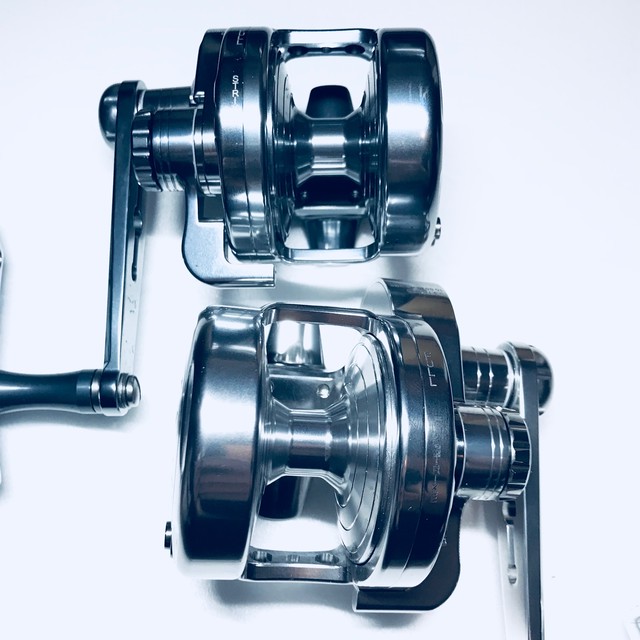 在庫有り Pe5n Jm Monster Game レバードラグ 大型リール Jm Monster Game Pe5n High Gear Reel 1 5 3 Red Fish Blue Fish 手巻き深海 専門店