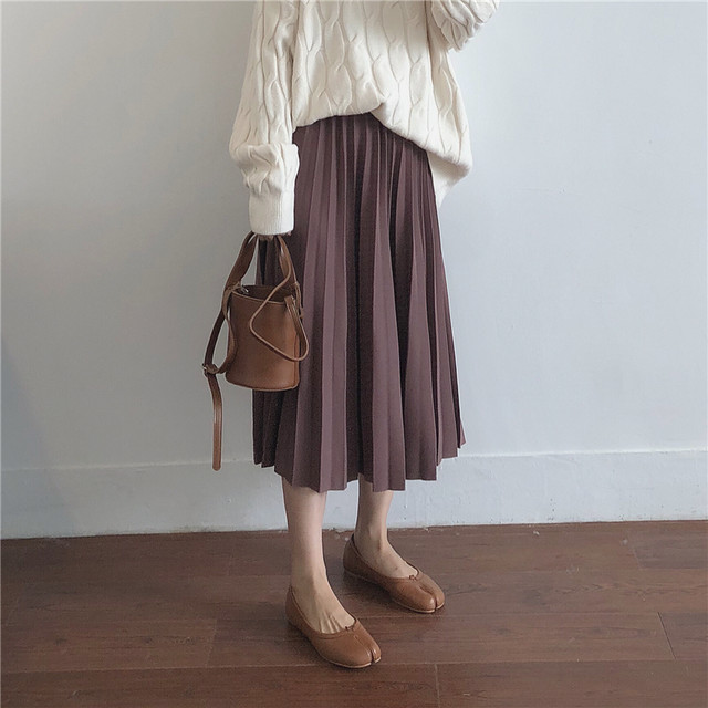 〈カフェシリーズ〉カフェプリーツスカート 【cafe pleats skirt】