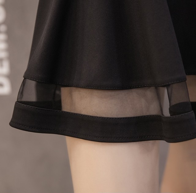 シースルーが可愛さもセクシーさもupさせる フレアミニスカート フレアスカート ミニスカート 春 夏 人気 流行り トレンドファッション レディース セレクトショップケイズ セレクトショップケイズ