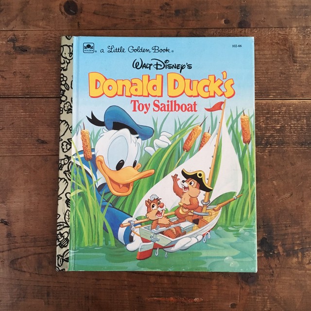 ヴィンテージ 洋書 絵本 Donald Duck S Toy Sailboat ドナルド ディズニー 英語 E Vintage ヴィンテージ 洋書 雑貨のお店