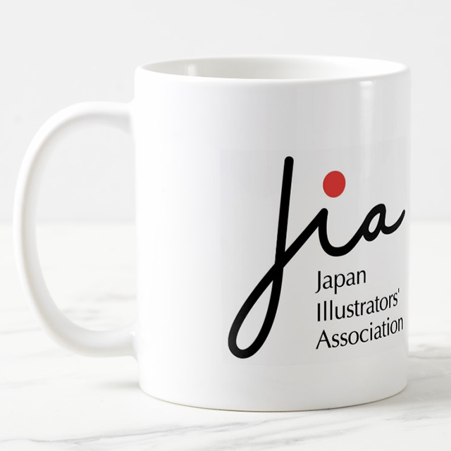 Jia ｊｉａロゴ入りマグカップ325ml 白 Jiaショップ 日本イラストレーター協会公式オンラインストア プロのイラストレーター のオリジナル商品専門店