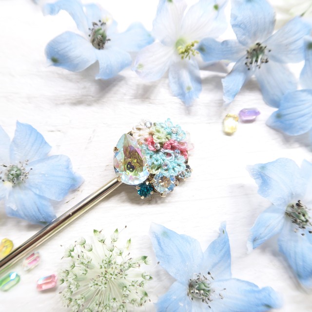 夏コフレ 姫金魚草 人魚姫 かんざし Novelize