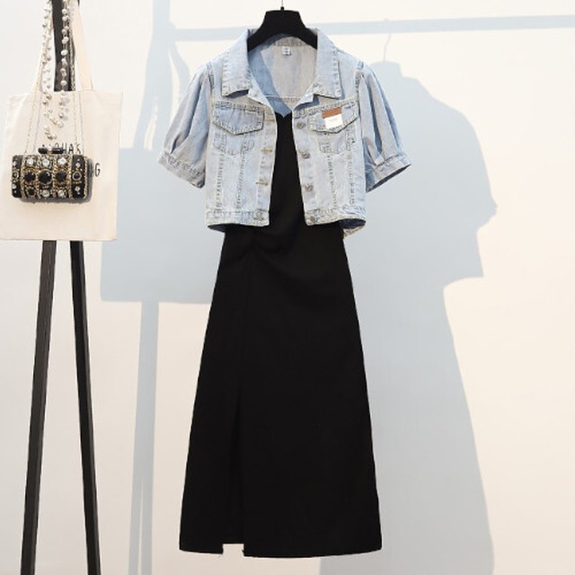 セットアップ 代 30代 40代 秋 おしゃれ セットアップ デニム ジャケット キャミワンピース 人気 Rb R3 09 Ba14 Sa 0121 Redbell