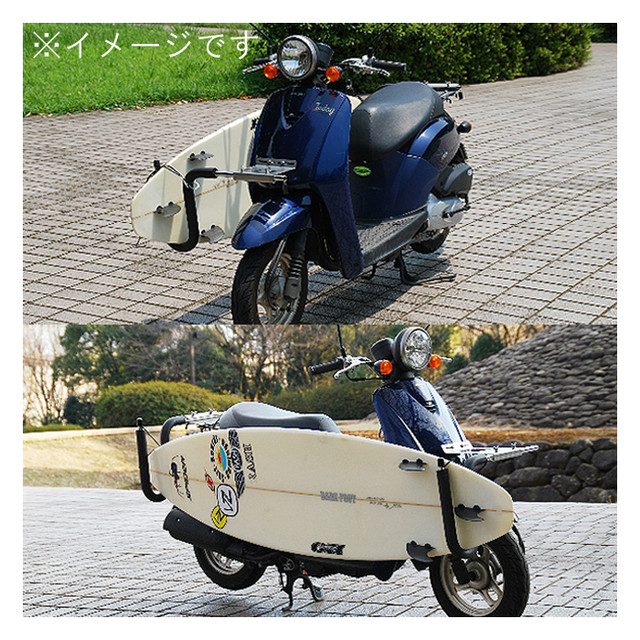 スクーター バイク用 サーフボードキャリアセット Cap キャップ Scooter Surfboard Carrier イエローマーケットサーフ ショップ