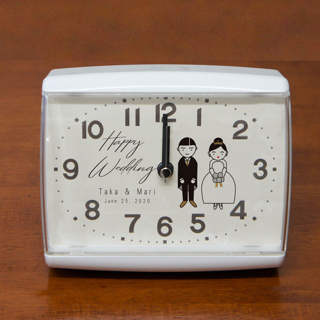 ヴォイス時計 オリジナル目覚まし時計 チクタク屋 ココ 写真時計 名入れ オーダーメイド時計の通販