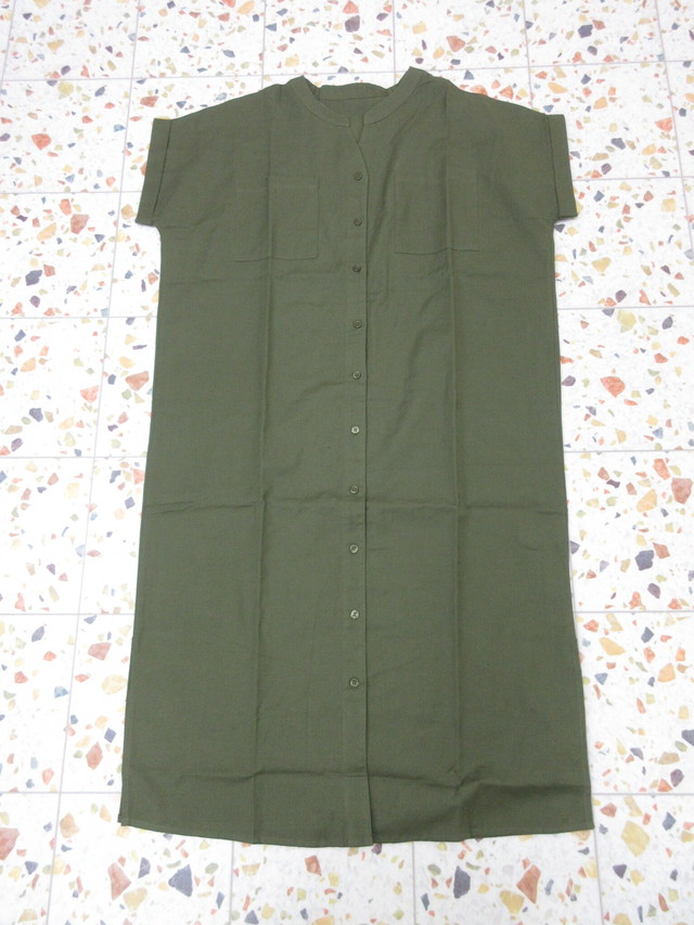 コットンリネン袖ロールワンピース Pop Up By Positiva