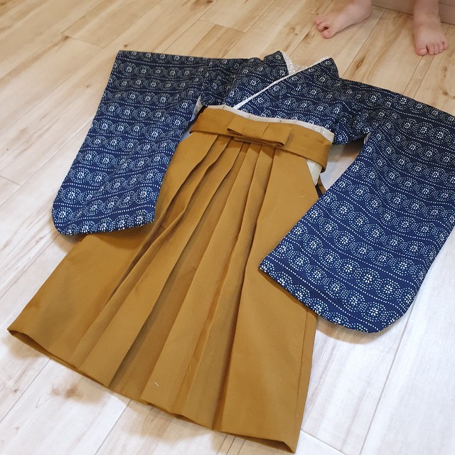 ダウンロード版型紙 なんちゃって袴 男児 女児共通 90 Minimalchan