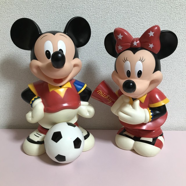 激レア レトロなミッキー ミニーマウス Minnie ソフビ人形の貯金箱 コインバンク ディズニークラシック アメリカンなインテリアにもおすすめ Honey Antique ヴィンテージ アメリカン雑貨 アンティーク アメトイ インテリア小物 ミールトイのお店