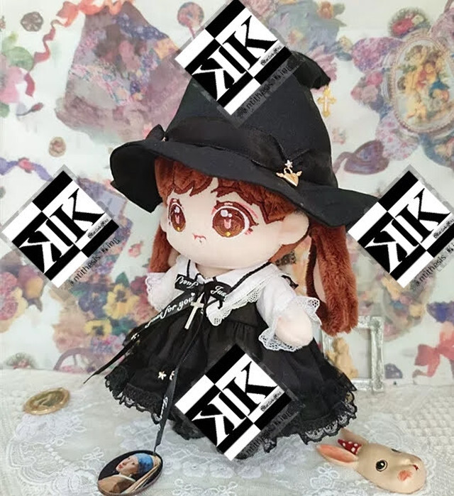 cm ぬいぐるみ 服 魔女 可愛い 女装 レース ゴシック 帽子 メイド R92 Yu Antithesisking Cosplay部門