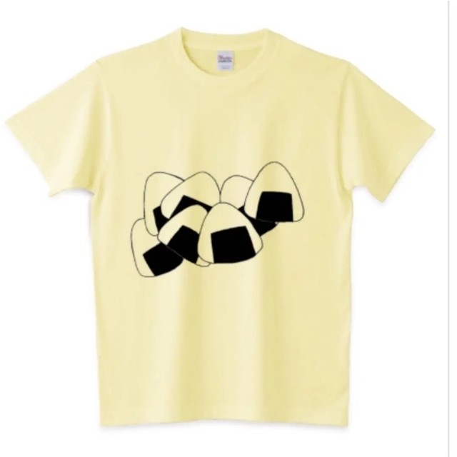 インスタ映え Tシャツ おにぎり おむすび モノクロ 食べ物 ごはん ご飯 衣装服 ダンス服 W S Shop