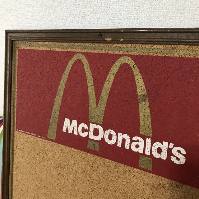 優れた品質 非売品 マクドナルド ドナルド コルクボード レトロ キャラクターグッズ 優れた品質 非売品 マクドナルド ドナルド コルクボード レトロ キャラクターグッズ