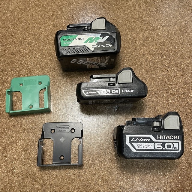 Hikokiバッテリーマウント 6個入り Stealthmounts 14 4v 18v 36v用 Bitmag正規代理店 Hb Tools