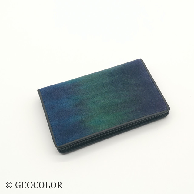 入荷 Geocolor 名刺入れ ブルー系グラデーション Geocolor