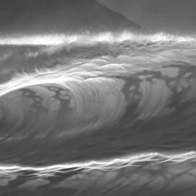 これまでで最高の海 波 イラスト 白黒 ただのディズニー画像